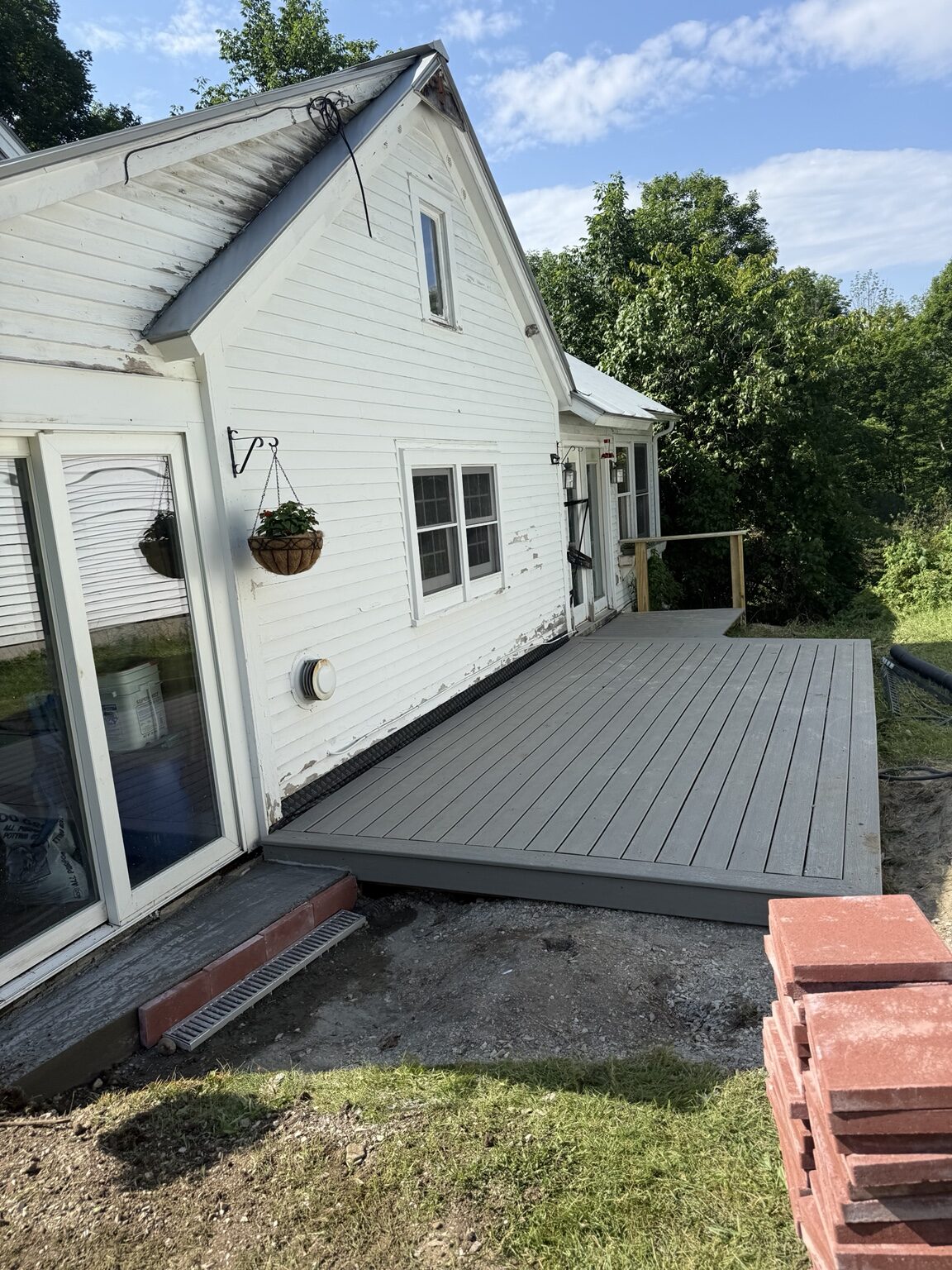 New gray composite deck